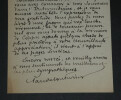 Claude Couturier - Lettre autographe sign&eacute;e - Fran&ccedil;ois Copp&eacute;e - 1913. Claude Couturier