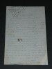 Francis de Plunkett - LETTRE AUTOGRAPHE SIGN&Eacute;E, placement actrice ing&eacute;nue jeune. Francis de Plunkett