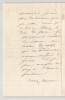 Victor Consid&eacute;rant - Lettre autographe sign&eacute;e - 1882. Victor Consid&eacute;rant