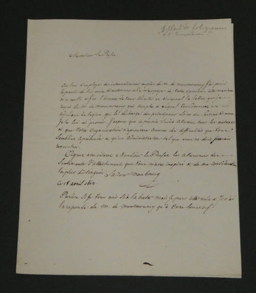 Comte de La Tour-Maubourg - L.A.S au pr&eacute;fet - R&eacute;volution fran&ccedil;aise - 1813. Marie-Charles-C&eacute;sar-Florimond de Fa&yuml; Comte de La Tour-Maubourg