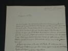 Comte de La Tour-Maubourg - L.A.S au pr&eacute;fet - R&eacute;volution fran&ccedil;aise - 1813. Marie-Charles-C&eacute;sar-Florimond de Fa&yuml; Comte de La Tour-Maubourg