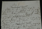 Manuscrit autographe sign&eacute; par Albert Wolff & Henri Rochefort - Vaudeville "Le Duel de Fraboulard". Albert Wolff & Henri Rochefort