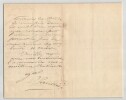 G&eacute;n&eacute;ral F&eacute;lix Gustave Saussier - Lettre autographe sign&eacute;e - 1884. F&eacute;lix Gustave Saussier