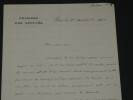 Emmanuel ARENE, &eacute;crivain - LETTRE AUTOGRAPHE SIGN&Eacute;E - Paris, 1901, 2 pages. Emmanuel ARENE