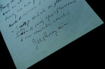 J-H. ROSNY A&Icirc;N&Eacute; - LETTRE AUTOGRAPHE SIGN&Eacute;E A Mme Pierre VALDAGNE, Paris, 1935. J-H. Rosny A&icirc;n&eacute;