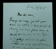 J-H. ROSNY A&Icirc;N&Eacute; - LETTRE AUTOGRAPHE SIGN&Eacute;E A Mme Pierre VALDAGNE, Paris, 1935. J-H. Rosny A&icirc;n&eacute;