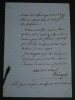 Pierre-Jean BERANGER, Po&egrave;te - LETTRE AUTOGRAPHE SIGN&Eacute;E, 2 Pages. Pierre-Jean BERANGER