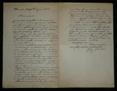 Lettre autographe signée curieuse - Admirateur de Mistinguett & Invention - 1925