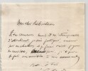 Paul Baudry - Lettre autographe &agrave; Rebouleau, d&icirc;ner refus&eacute;, sign&eacute;e - 1870. Paul Baudry