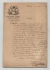 Louis Isidore CHOISELAT - Lettre autographe sign&eacute;e &agrave; GU&Eacute;RANGER - Le Mans - 1836. Louis-Isidore Choiselat