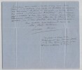 Gabrielle R&eacute;val - Lettre autographe sign&eacute;e "Premiers lauriers de la Gloire". Gabrielle R&eacute;val