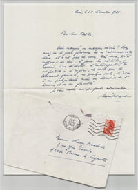 Alain Bosquet - Lettre autographe signée à Thierry Maulnier - Dieu Masqué - 1985