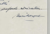 Alain Bosquet - Lettre autographe signée à Thierry Maulnier - Dieu Masqué - 1985