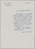 Andr&eacute; Frossard - Lettre autographe sign&eacute;e &agrave; Thierry Maulnier - Acad&eacute;mie - 1985. Andr&eacute; Frossard
