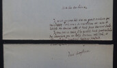 Ren&eacute; BOYLESVE, Ecrivain - LETTRE AUTOGRAPHE SIGN&Eacute;E, 1899. Ren&eacute; BOYLESVE
