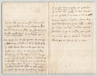 Aglaé de Corday - Lettre autographe signée au Marquis de Valois, 3 pages - 1855