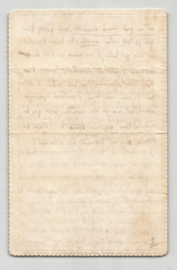 Aglaé de Corday - Lettre autographe signée au Marquis de Valois, 3 pages - 1855