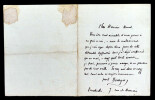 Paul BOURGET, &Eacute;crivain, LETTRE AUTOGRAPHE SIGN&Eacute;E &Agrave; Henri MONOD SUR SA DYSENTERIE. Paul BOURGET