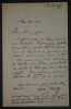 Albert WOLFF - Lettre Autographe Sign&eacute;e - "Th&eacute;&acirc;tre aux Eaux". Albert WOLFF