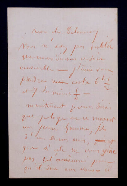 Pierre PUVIS DE CHAVANNES Peintre- BELLE LETTRE AUTOGRAPHE SIGN&Eacute;E DE 3 PAGES. Henri PUVIS DE CHAVANNES