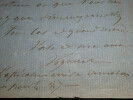 Lettre autographe sign&eacute;e - Ent&ecirc;te Imprimerie de Barbier. Christian de Vigneral