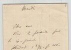 Georges Hue - Lettre autographe sign&eacute;e, je suis harcel&eacute; de demandes - 1900. Georges Hue