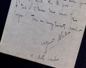 Caroline-Eug&eacute;nie SEGONG-WEBER, Actrice de th&eacute;&acirc;tre - LETTRE AUTOGRAPHE SIGN&Eacute;E. Caroline-Eug&eacute;nie SEGONG-WEBER