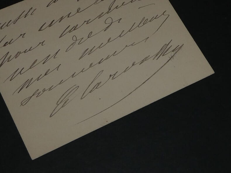 Caroline Miolan-Carvalho , Cantatrice - CARTE LETTRE AUTOGRAPHE SIGN&Eacute;E 2 pages. Caroline Miolan-Carvalho