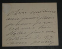 Caroline Miolan-Carvalho , Cantatrice - CARTE LETTRE AUTOGRAPHE SIGN&Eacute;E 2 pages. Caroline Miolan-Carvalho