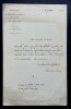 Charles BLANC - LETTRE AUTOGRAPHE SIGN&Eacute;E, HISTOIRE DE L'ART 1873. Charles Blanc