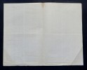 Charles BLANC - LETTRE AUTOGRAPHE SIGN&Eacute;E, HISTOIRE DE L'ART 1873. Charles Blanc