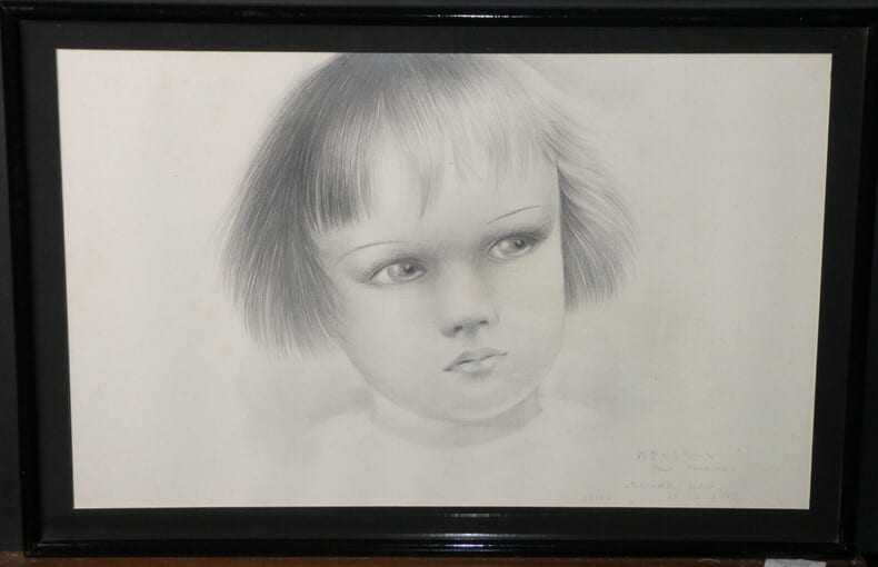 Portrait d'enfant - &Eacute;cole XX&egrave;me - par Setsuko Uno 1995. Setsuko Uno