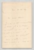 Henri Didon - Lettre autographe sign&eacute;e &agrave; Monsieur Rodier - 1881. Henri Didon