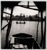 Grande photographie argentique Ann&eacute;es 60 Madagascar Pirogues 20,3x21,3 cm. 
