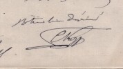 &Eacute;mile Kopp - Belle et longue lettre autographe sign&eacute;e &agrave; Mr Risler 2 pages - 1871. &Eacute;mile Kopp