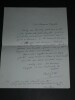 Paul d'Ivoi Romancier- LETTRE AUTOGRAPHE SIGN&Eacute;E &Agrave; M Crespelle pour une plaquette. Paul d'Ivoi