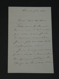 Achille Fould - Lettre autographe signée "Gouvernement de Juillet" - 1862 4pages