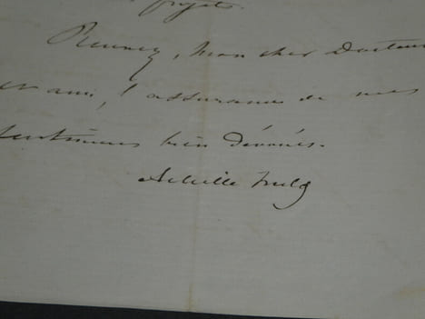Achille Fould - Lettre autographe signée "Gouvernement de Juillet" - 1862 4pages. Achille Fould