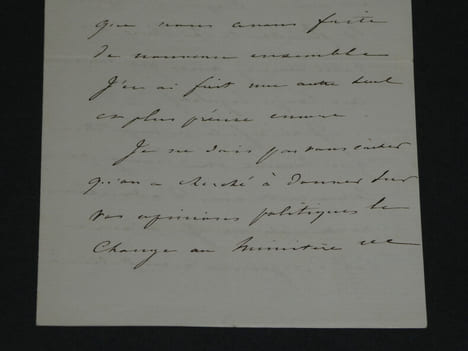 Achille Fould - Lettre autographe signée "Gouvernement de Juillet" - 1862 4pages. Achille Fould