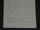 Achille Fould - Lettre autographe sign&eacute;e "Gouvernement de Juillet" - 1862 4pages. Achille Fould