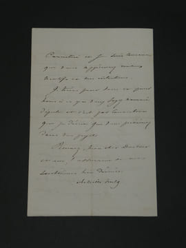 Achille Fould - Lettre autographe signée "Gouvernement de Juillet" - 1862 4pages. Achille Fould