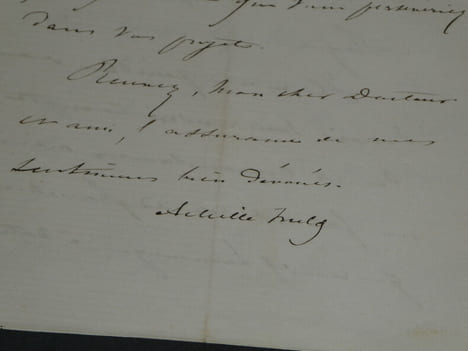 Achille Fould - Lettre autographe signée "Gouvernement de Juillet" - 1862 4pages. Achille Fould