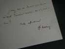Fromental HAL&Eacute;VY, Compositeur - LETTRE AUTOGRAPHE SIGN&Eacute;E. Fromental HAL&Eacute;VY
