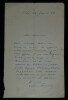 Octave Feuillet - Lettre autographe sign&eacute;e "Remerciements" 1864. Octave Feuillet
