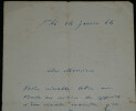 Octave Feuillet - Lettre autographe sign&eacute;e "Remerciements" 1864. Octave Feuillet