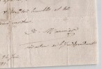 Xavier Marmier - Lettre autographe sign&eacute;e - 1831. Xavier Marmier