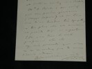 Emile Paladilhe - Lettre autographe sign&eacute;e adress&eacute;e &agrave; Heugel 1896. Emile Paladilhe