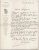 Ludovic Baschet - Lettre autographe sign&eacute;e - Dictionnaire des Beaux Arts - 1886. Ludovic Baschet