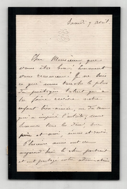 Pauline Caro - Romanci&egrave;re catholique - Lettre autographe sign&eacute;e - 3 pages. Pauline Caro