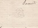 Pauline Caro - Romanci&egrave;re catholique - Lettre autographe sign&eacute;e - 3 pages. Pauline Caro